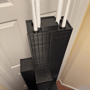 Sears Tower Inspired Miniature Chicago Landmark Model