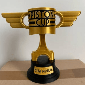 Personalized Piston Cup Trophy – Cars Inspired Fan Gift
