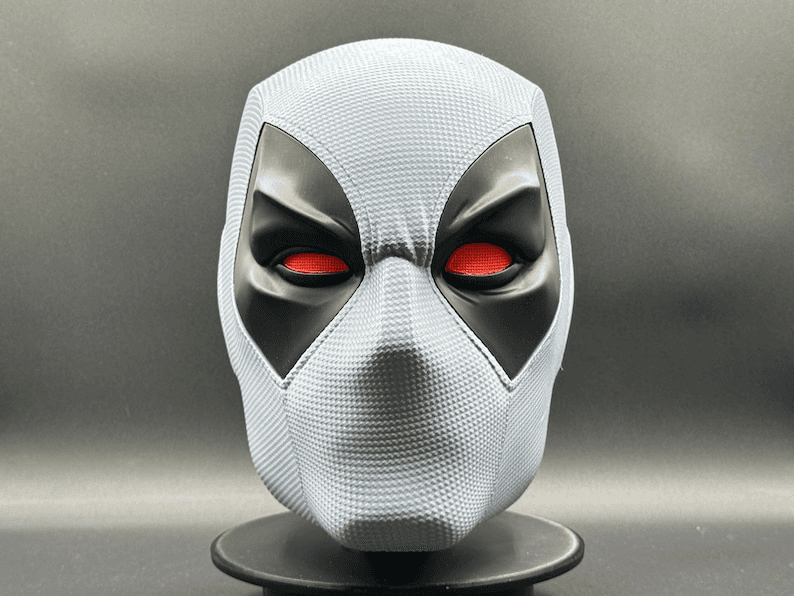 X-Force Deadpool Inspired Grey Cosplay Mask | Fan Replica
