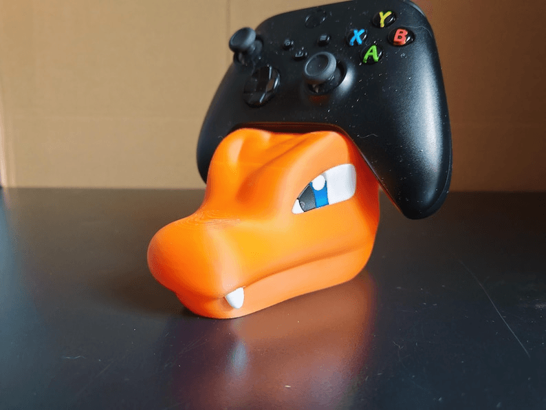 Charizard-Inspired Dragon Head Controller Holder