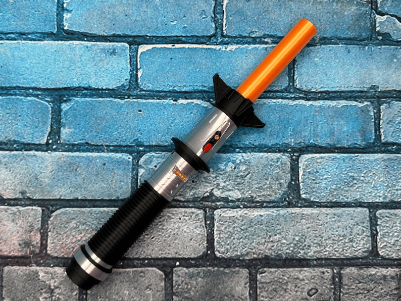 Baylan Skoll Inspired Orange Lightsaber Cosplay Prop