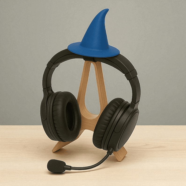 Wizard Hat Headset Attachment for Gaming & Cosplay