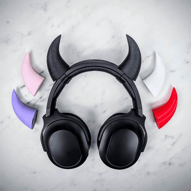 Demon Devil Horns Accessory for VR Headsets – Cosplay