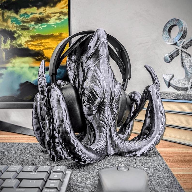 Kraken Tentacle Fantasy Headphone Stand & Headset Holder