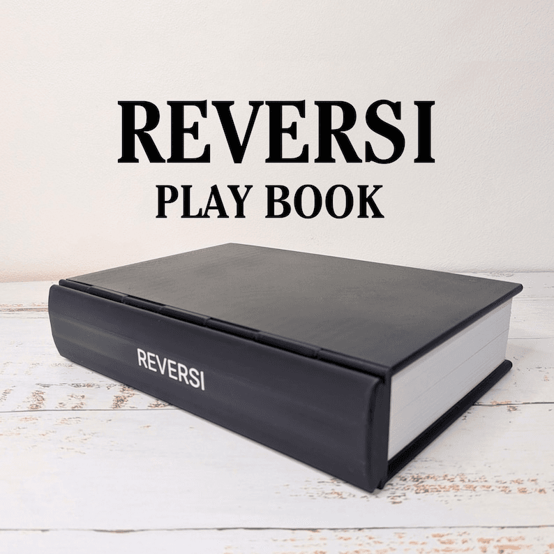 Foldable Reversi Strategy Board Game with Travel Case
