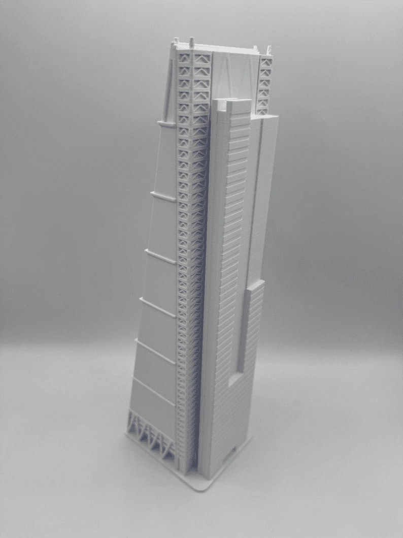 Leadenhall Building Inspired Miniature London Skyscraper Model