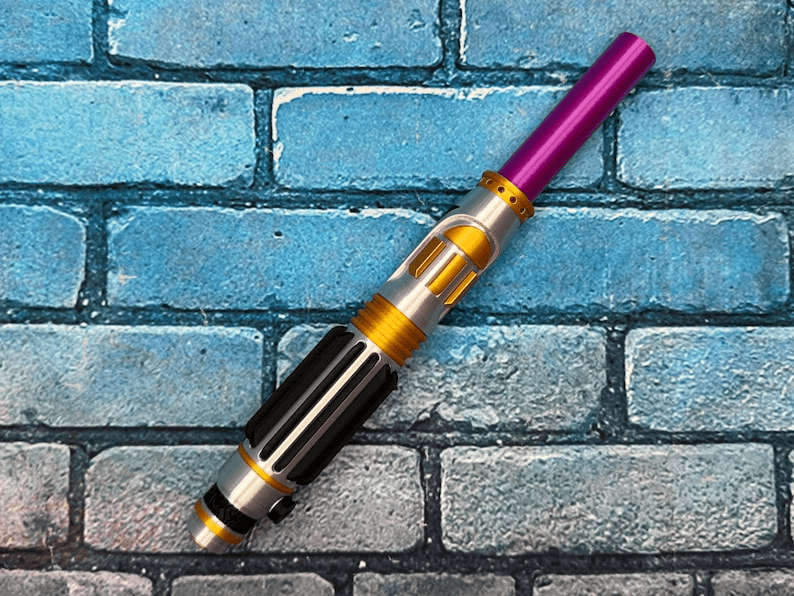 Mace Windu Inspired Lightsaber Hilt Cosplay Prop