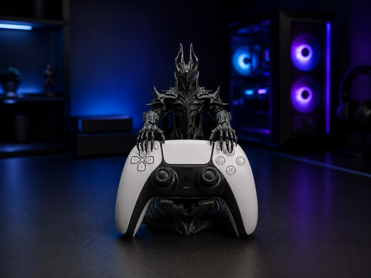 Dark Lord's Throne PS5 Controller Stand | Evil Overlord