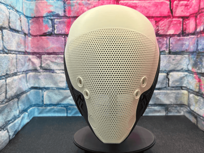Ghost-Inspired Perforated Helmet Mask – Thunderbolts Fan Cosplay