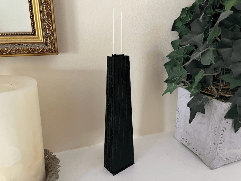 John Hancock Center Inspired Miniature Skyscraper Model