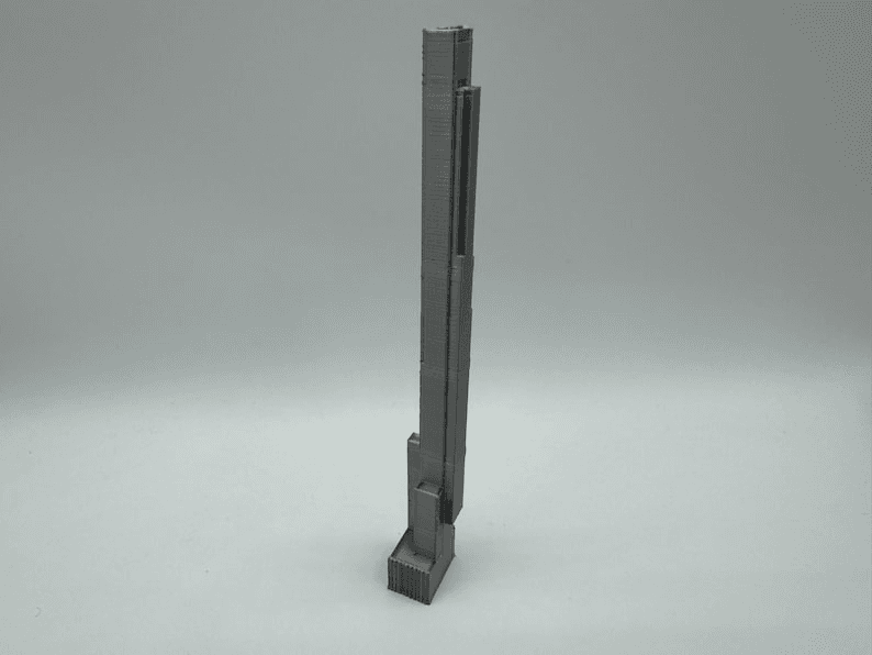 Central Park Tower Miniature Model | NYC Skyscraper Replica