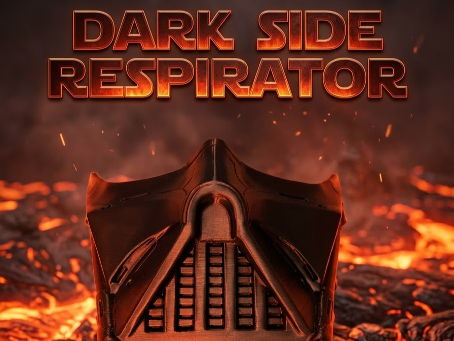 Dark Side Respirator Mask | Vader-Inspired Fan Costume Prop