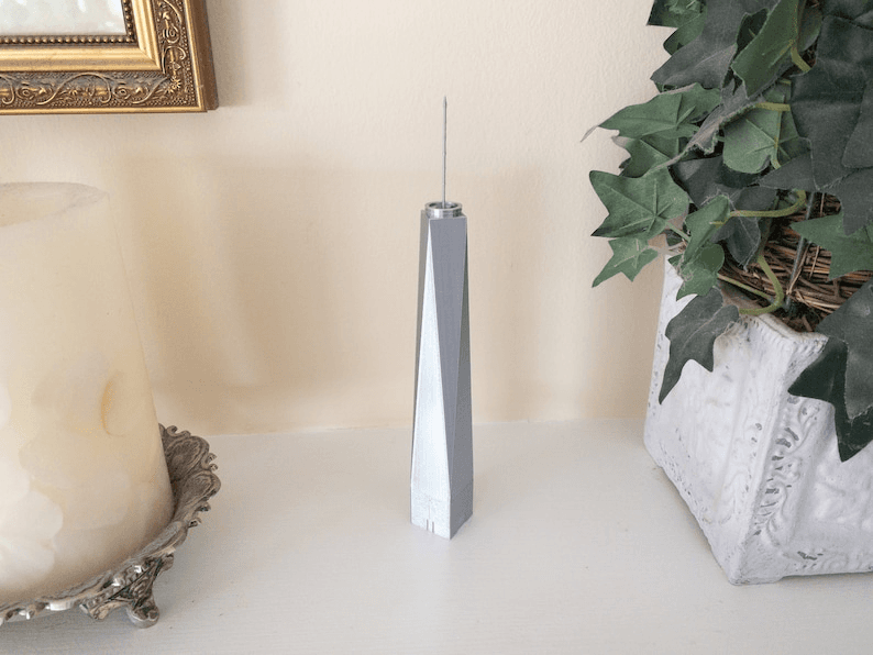 One World Trade Center Inspired Miniature Tower Model