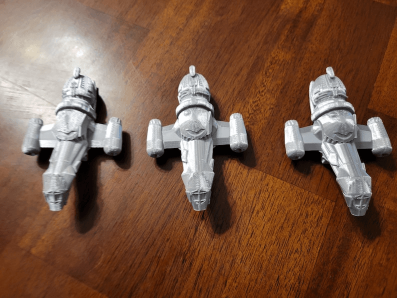 Serenity Firefly-Inspired Mini Ship Models – Set of 3