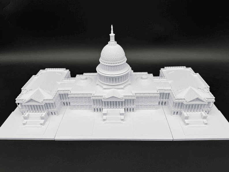 US Capitol Building Miniature Model – Collector's Replica