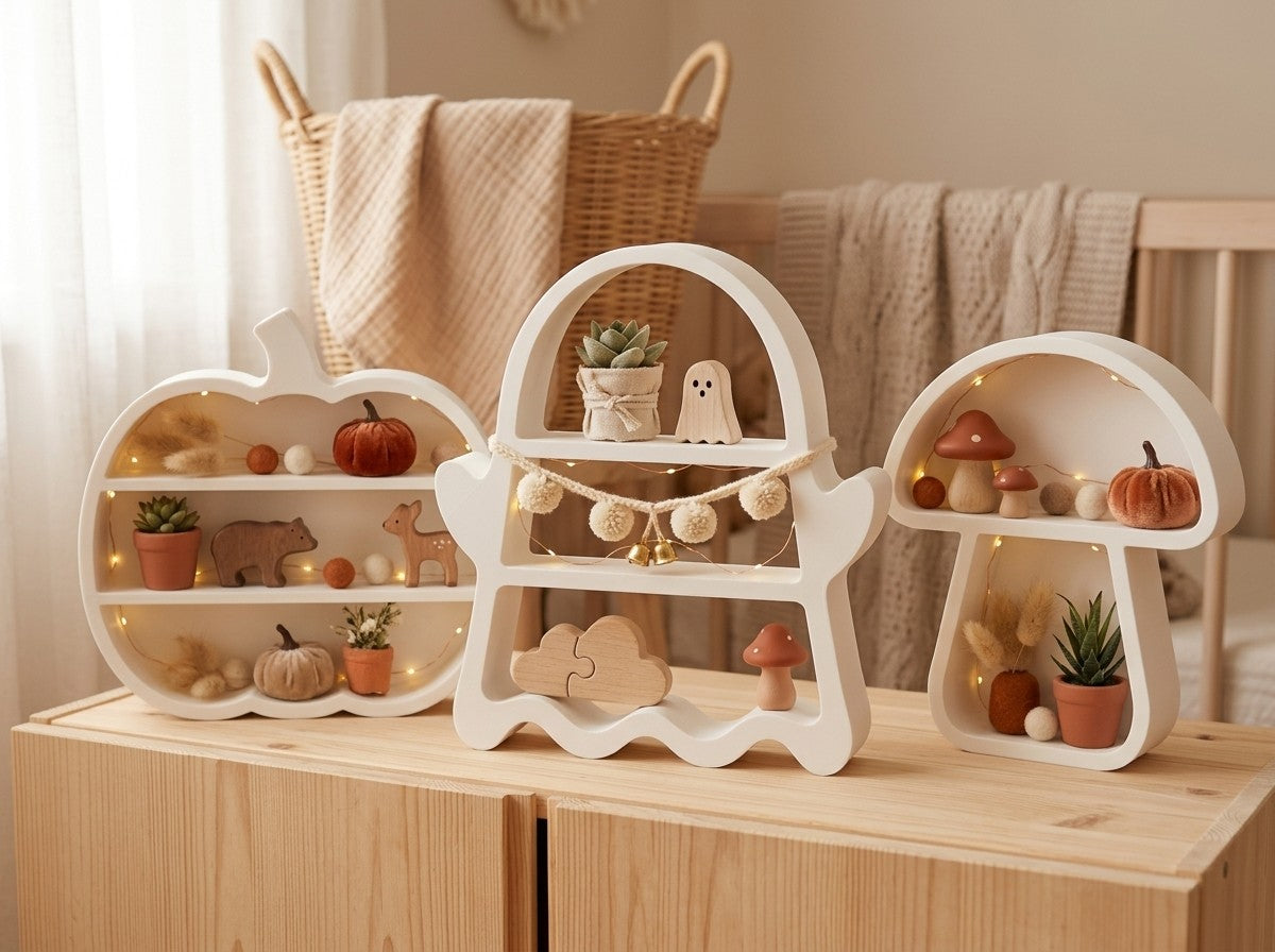 Ghost Shelf – Halloween-Inspired Tabletop & Wall Display