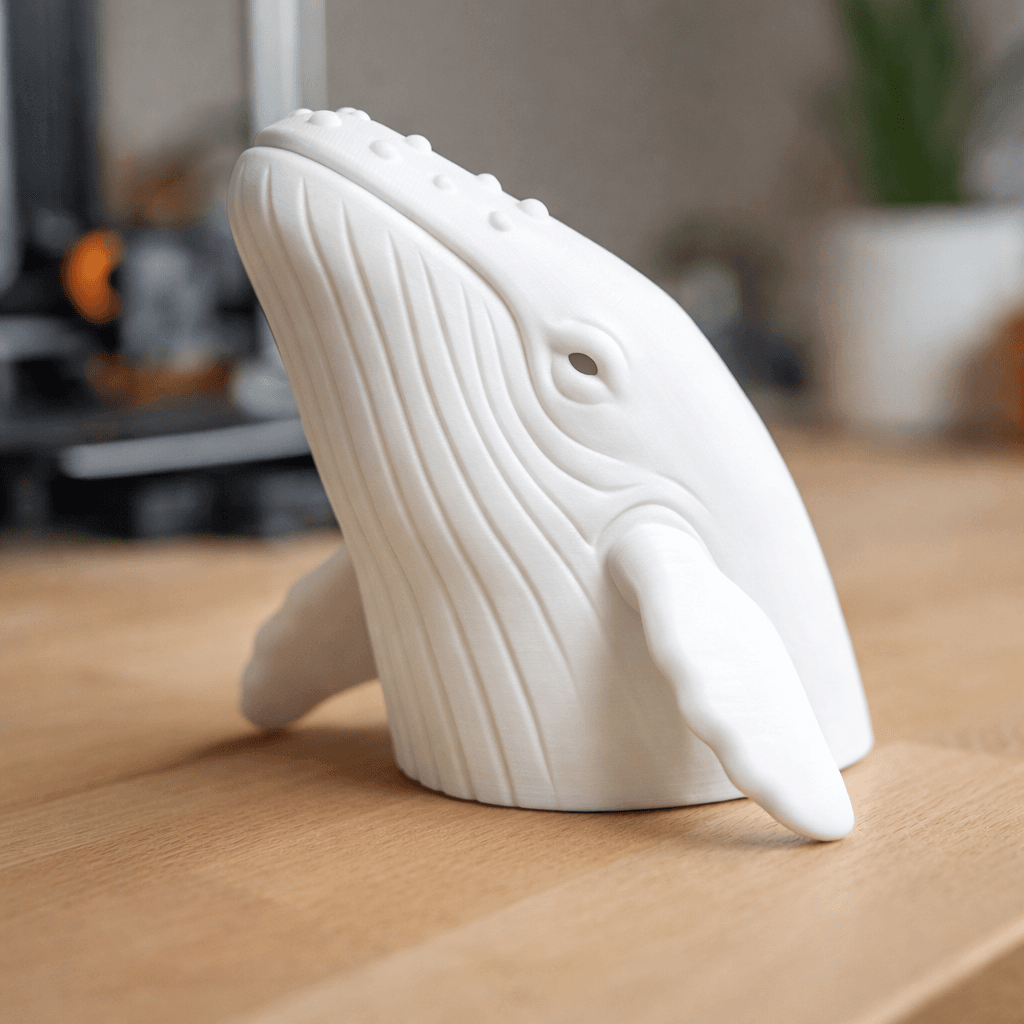 Humpback Whale Sculpture – Ocean Animal Shelf Decor