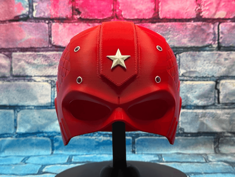 Red Guardian-Inspired Thunderbolts Helmet | Fan Cosplay Prop