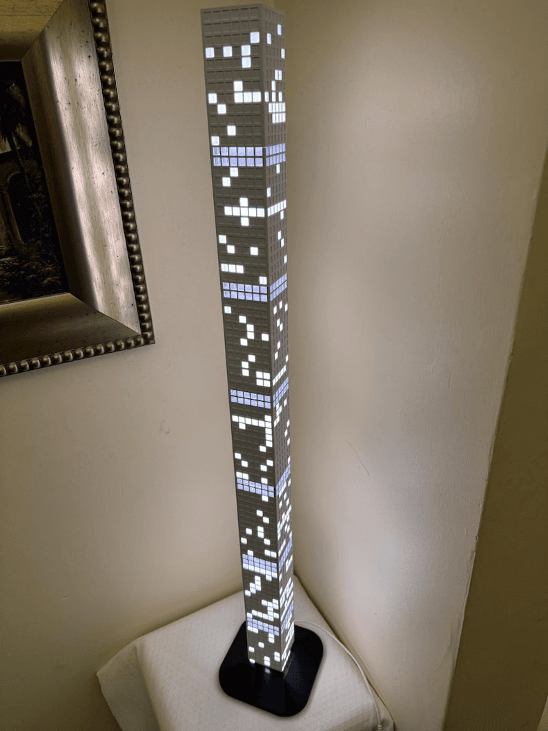 World Famous Skyline Light-Up Glowing Desk Model Display