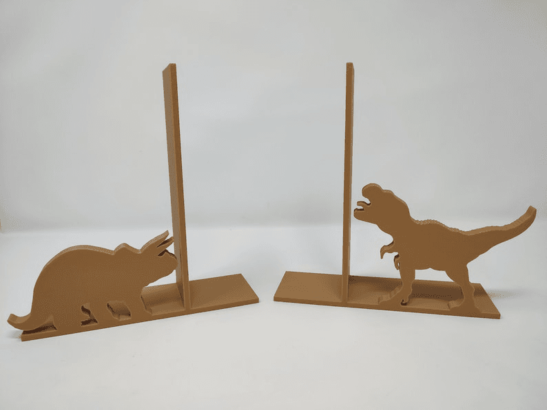 Stegosaurus Bookends – Fun Dino Nursery & Kids Room Decor