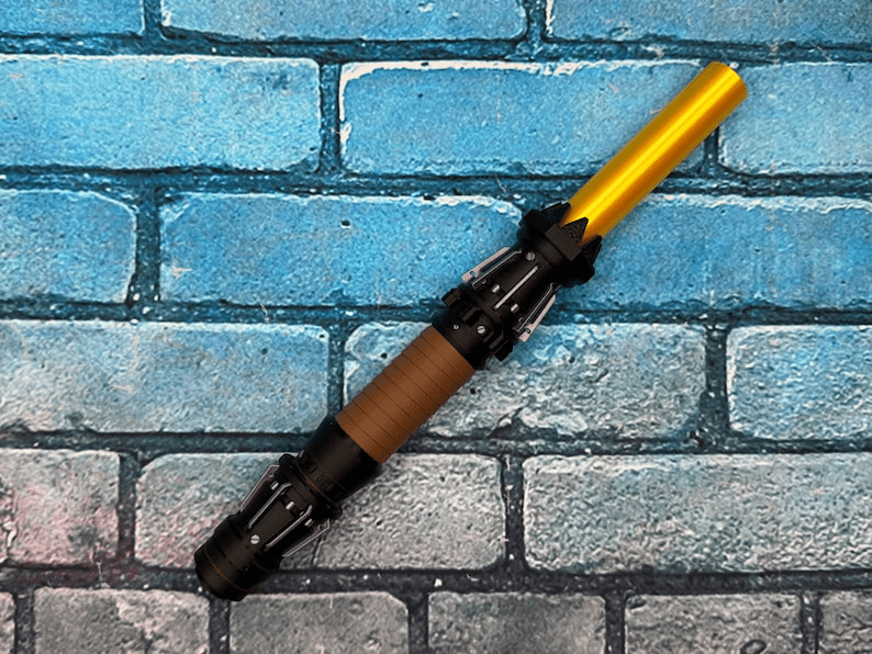 Rey Inspired Yellow Lightsaber Cosplay Prop