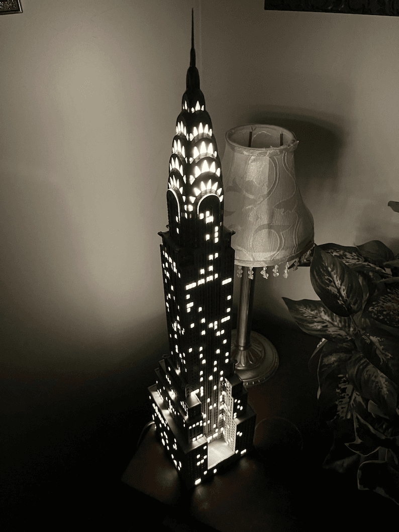 Chrysler Building Light-Up Miniature Model | NYC Landmark
