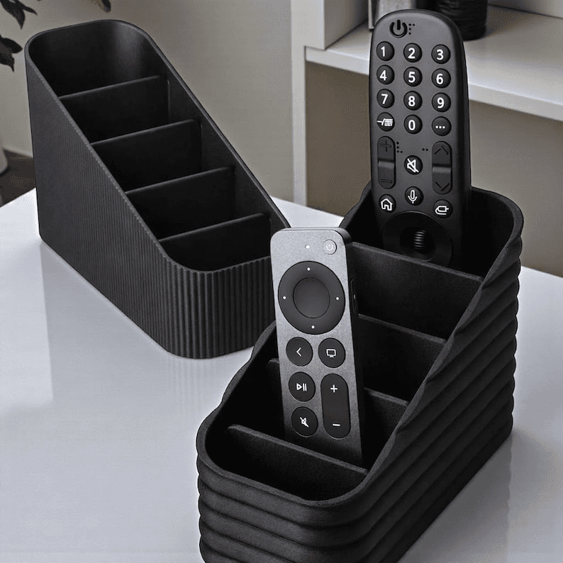 Multi Remote Control Organizer – Gaming Desk Storage Caddy