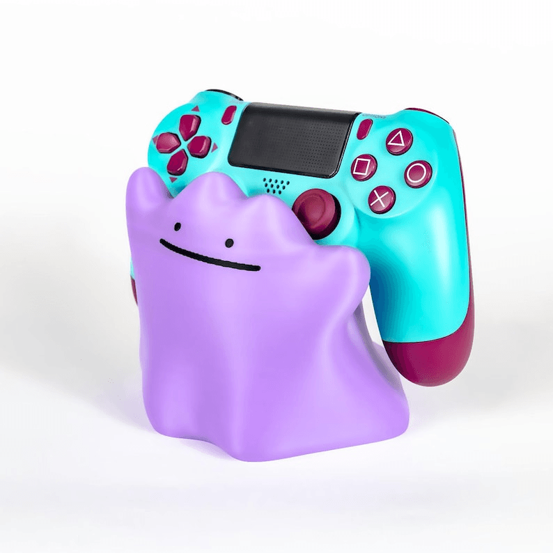 Ditto Inspired Controller Stand | Pokémon Fan Gaming Holder