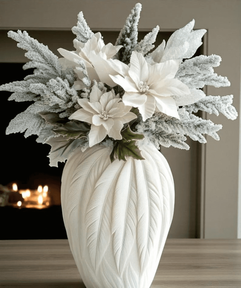Feather-Inspired Twisted Vase | Modern Elegant Home Decor