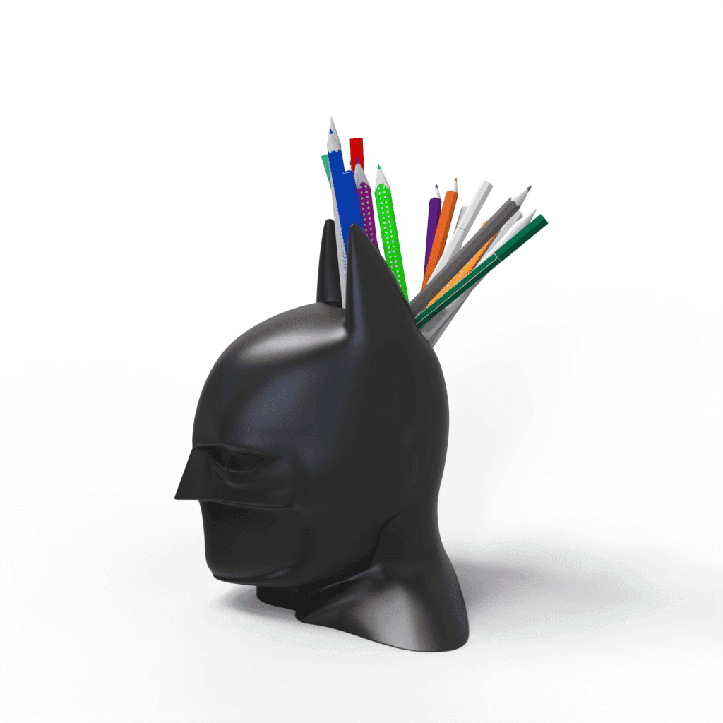 Batman-Inspired Pencil Holder | Dark Knight Desk Organiser
