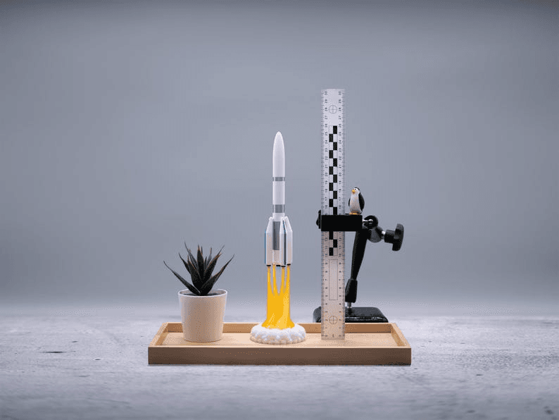 Ariane 6 Inspired Rocket Lamp – ESA Space Novelty Light