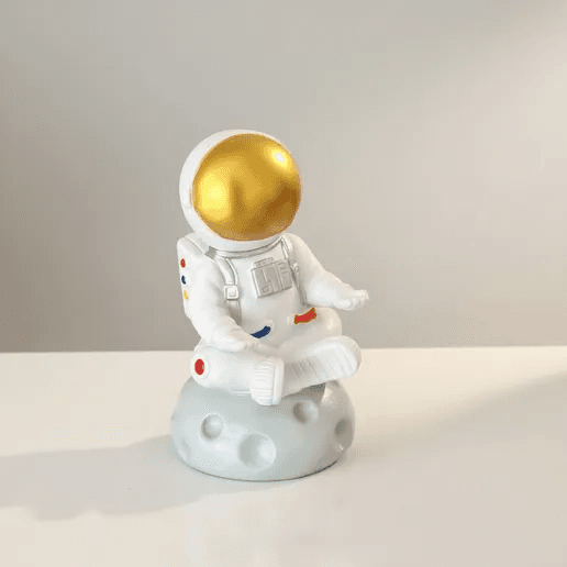 Meditating Astronaut Glasses Holder & Desk Figurine