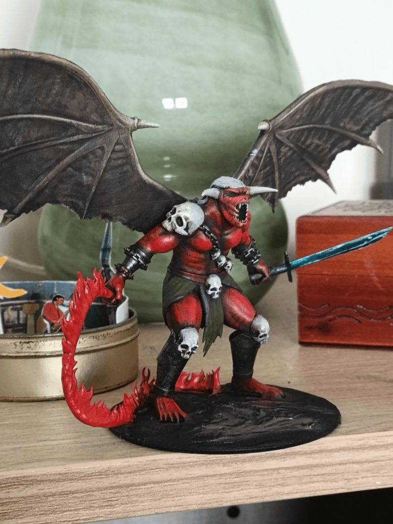 Balor Demon Miniature – D&D Inspired Tabletop RPG Figure