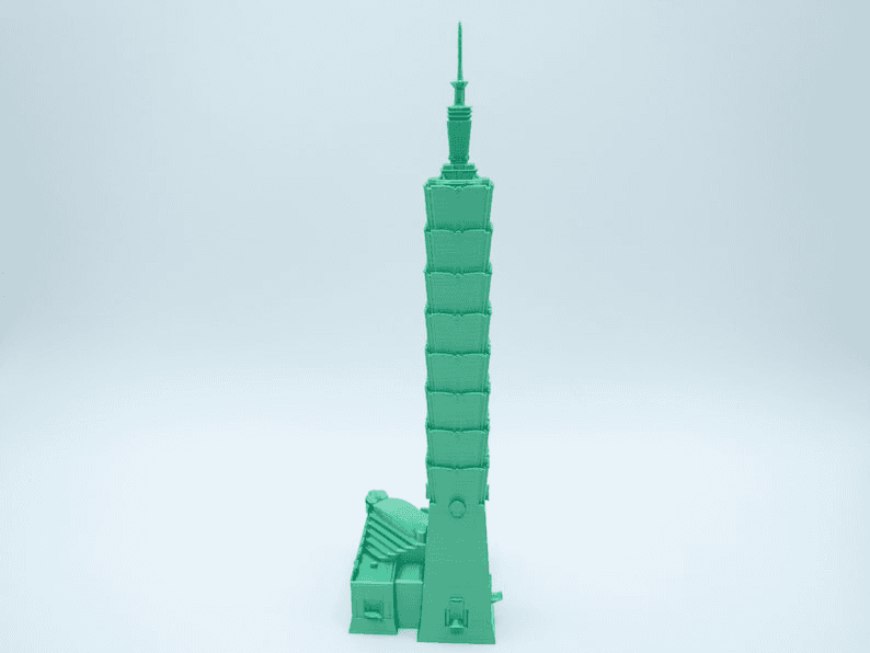 Taipei 101 Inspired Miniature Building Model – Desk Decor