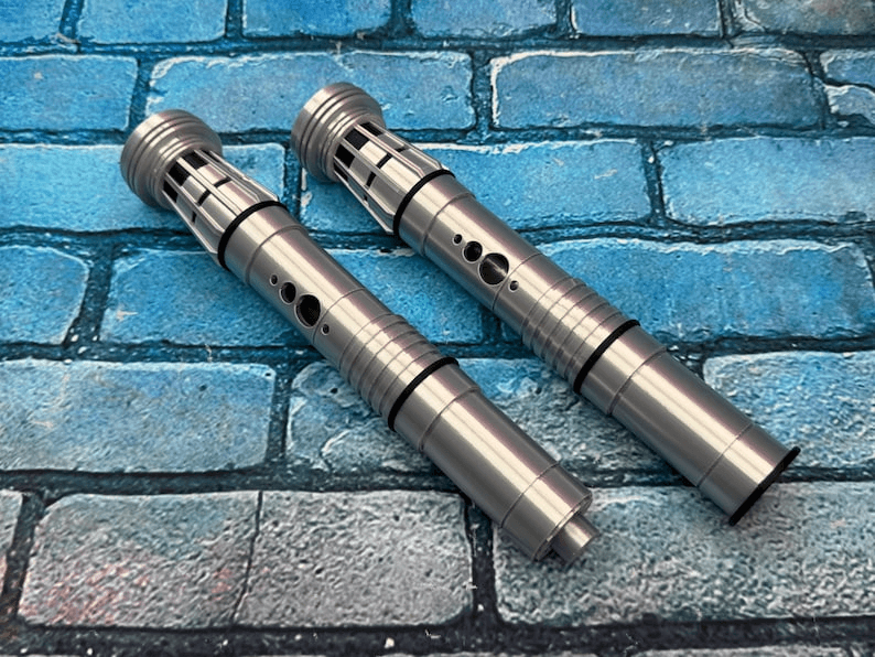 Darth Maul Inspired Double Bladed RGB S16 FX Lightsaber Hilt