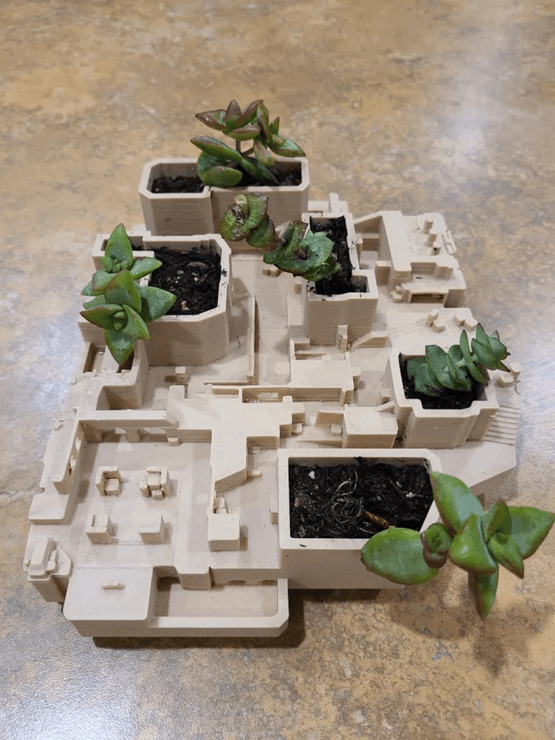 Counter-Strike Mirage Map Inspired Succulent Planter