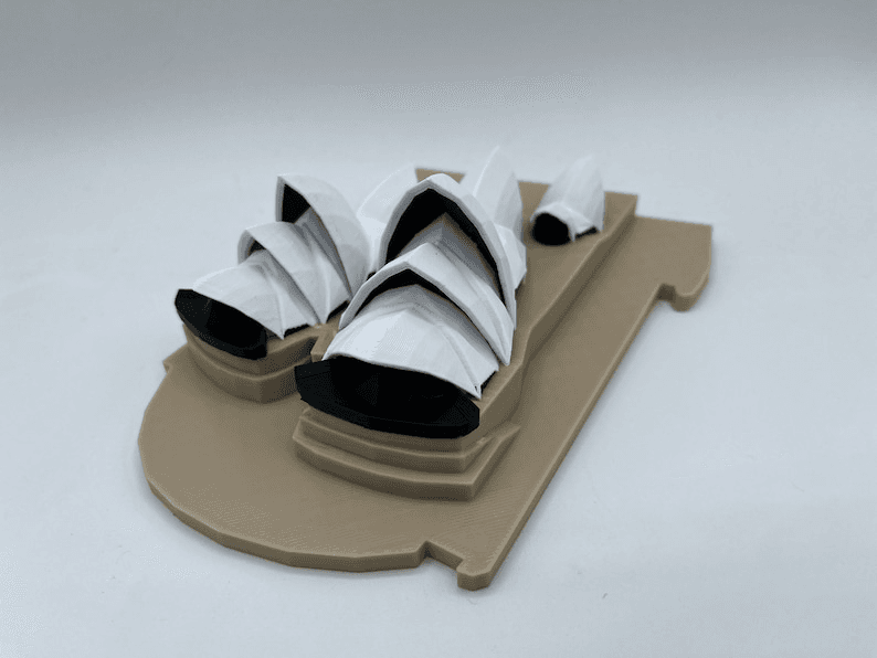 Sydney Opera House Inspired Miniature Landmark Model