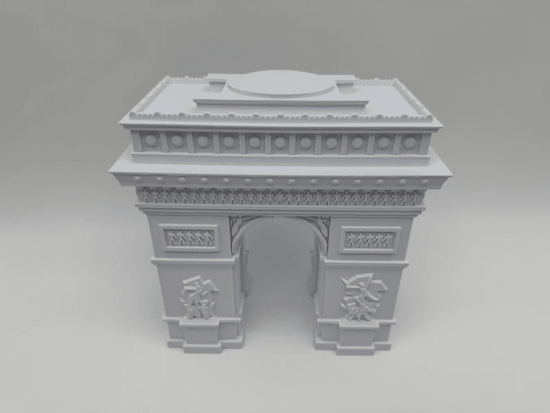 Arc de Triomphe Inspired Miniature Landmark Model