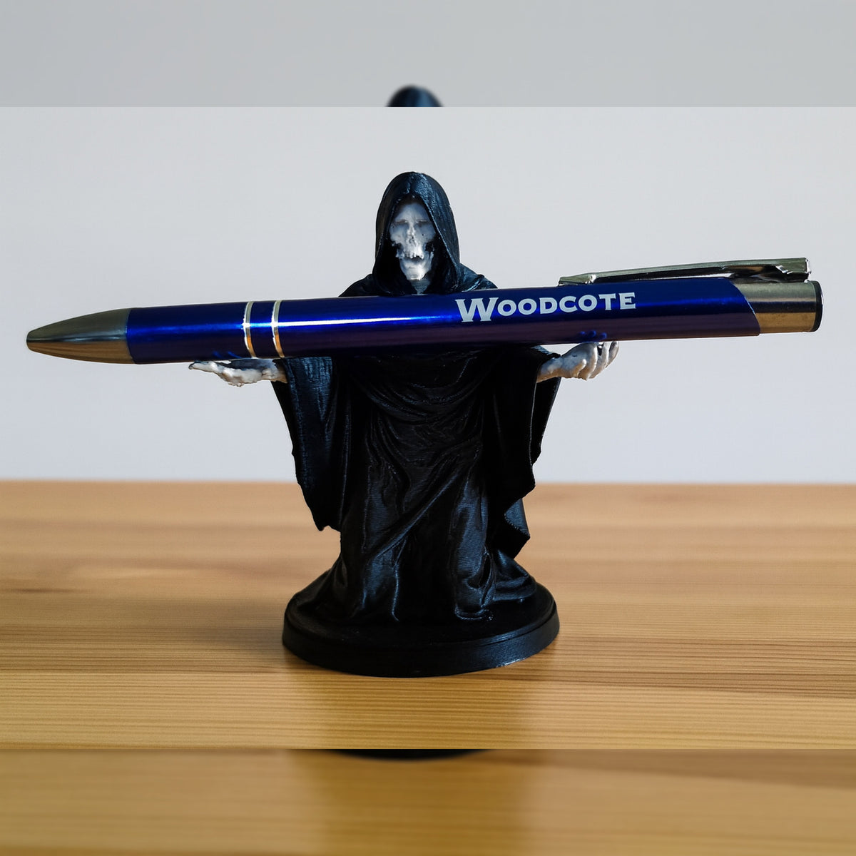 Grim Reaper Pen Holder – Gothic Spooky Desk Accessory