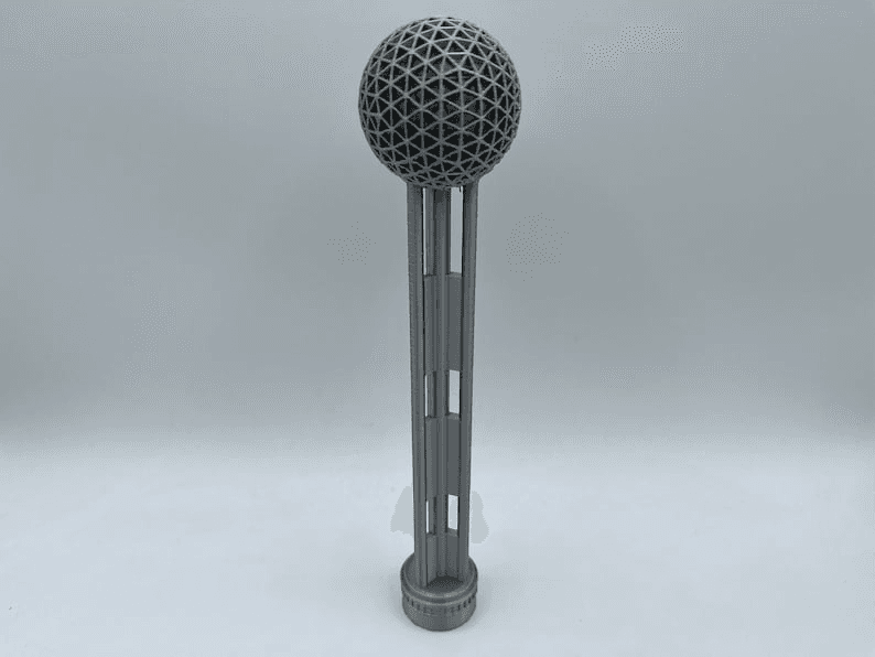 Reunion Tower Inspired Dallas Landmark Replica Model