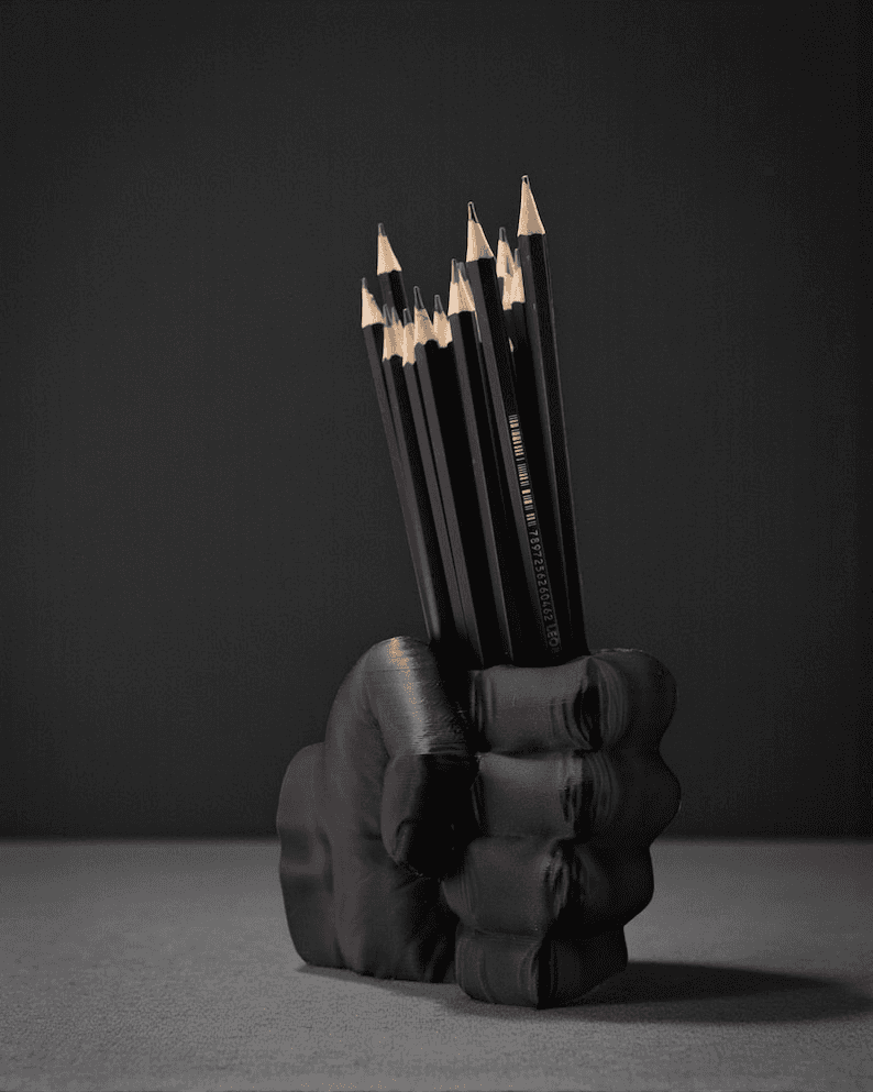 Fist Pencil Holder – Bold Power Fist Desk Organizer