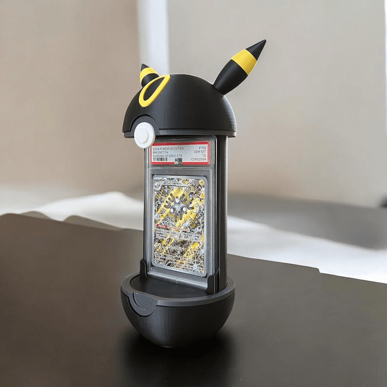 Umbreon Inspired PSA Card Holder & Slab Display Stand
