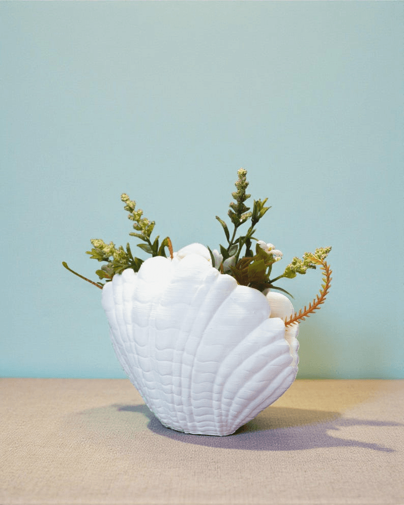 Seashell Mini Vase | Ocean-Inspired Shell Flower Holder