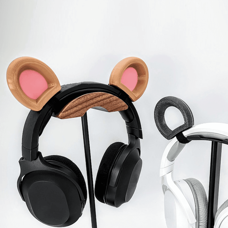 Bunny Ears Headphone Attachment – Rabbit Cosplay Accessory