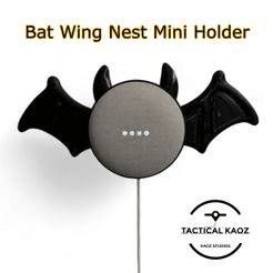 Bat Wing Nest Mini Wall Mount Holder – Gothic Halloween Stand