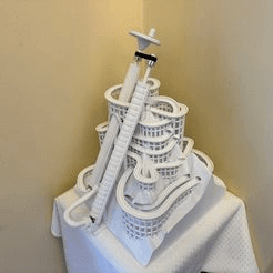Marble Run Spiral Tower Horn Model – Digital STL Files