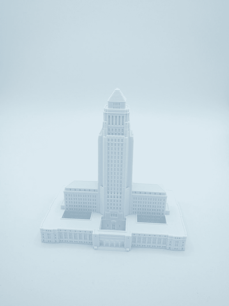 Vienna Rathaus Inspired Gothic City Hall Miniature Model