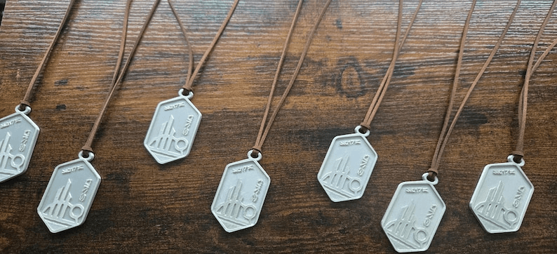 Batuu Inspired Spirit of Spira Fan Medallion Necklace