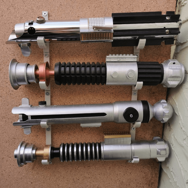 Lightsaber Wall Mount – Star Wars Inspired Saber Display Rack