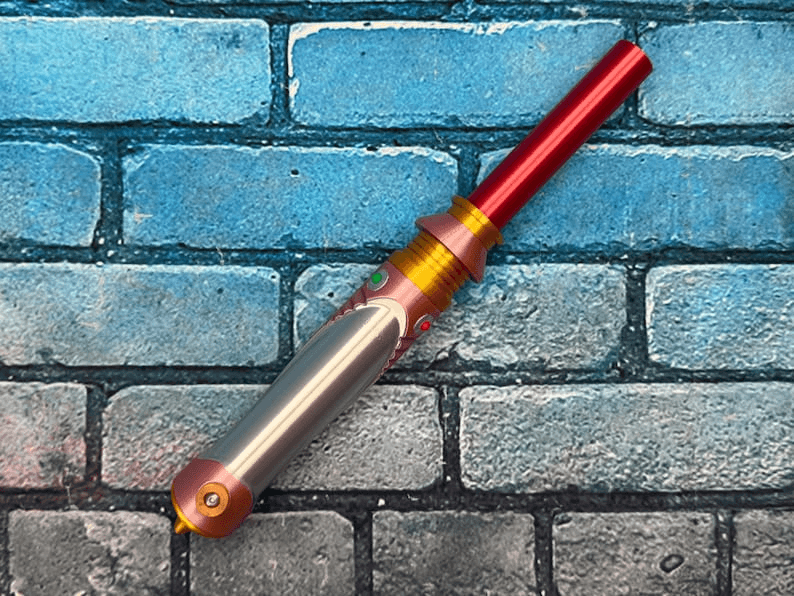 Darth Sidious Inspired Red Lightsaber Cosplay Hilt